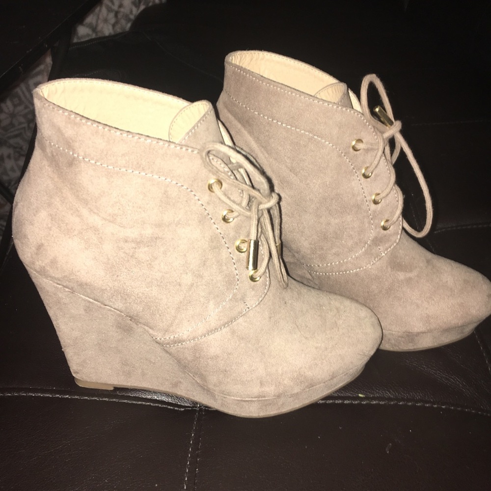 Wedge boots from forever 21
